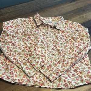 Villager Red and Green Floral Shirt